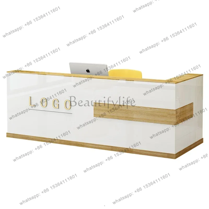 Office Furniture Bali - منضدة استقبال فاخرة بتصميم عتيق لصالونات