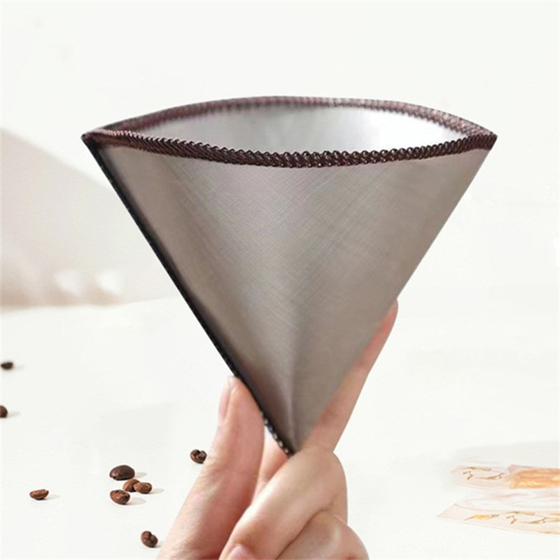 Paper Basket Mesh - قابلة لإعادة الاستخدام مخروط القهوة كيس