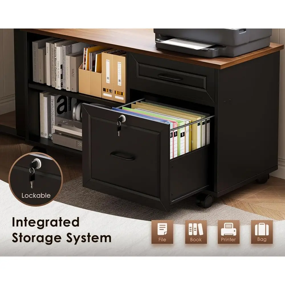 مكتب كهربائي على شكل حرف L مقا - مراجعة Office Furniture Desk وسعره