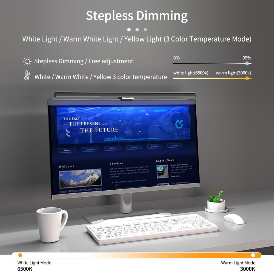 شريط إضاءة LED للشاشة بطول 50  - مراجعة Office Furniture Desk وسعره