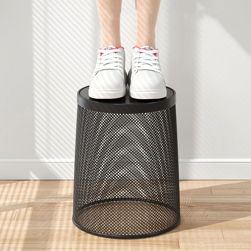 سلة نفايات معدنية دائرية الشكل - مراجعة Paper Basket Mesh وسعره