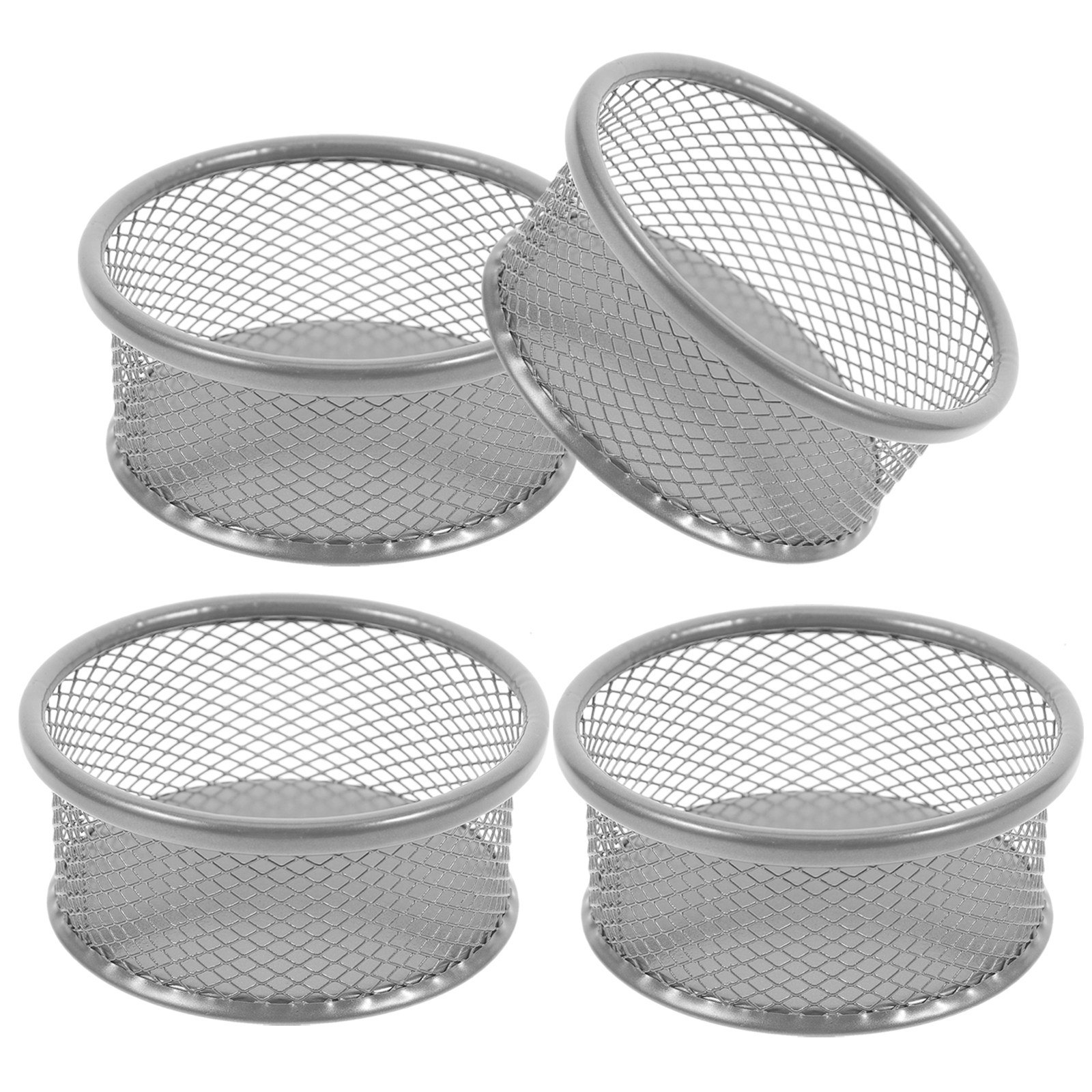 4 قطع حامل مشابك ورق معدني، من - مراجعة Paper Basket Mesh وسعره