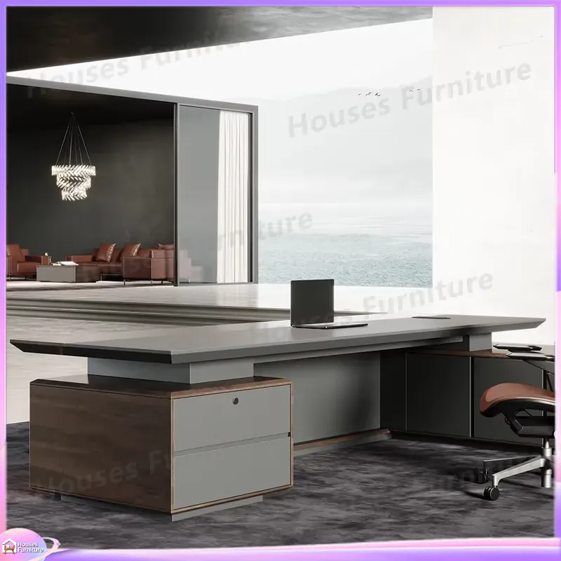 مكتب تنفيذي فاخر من الخشب الصل - مراجعة Office Furniture Desk وسعره