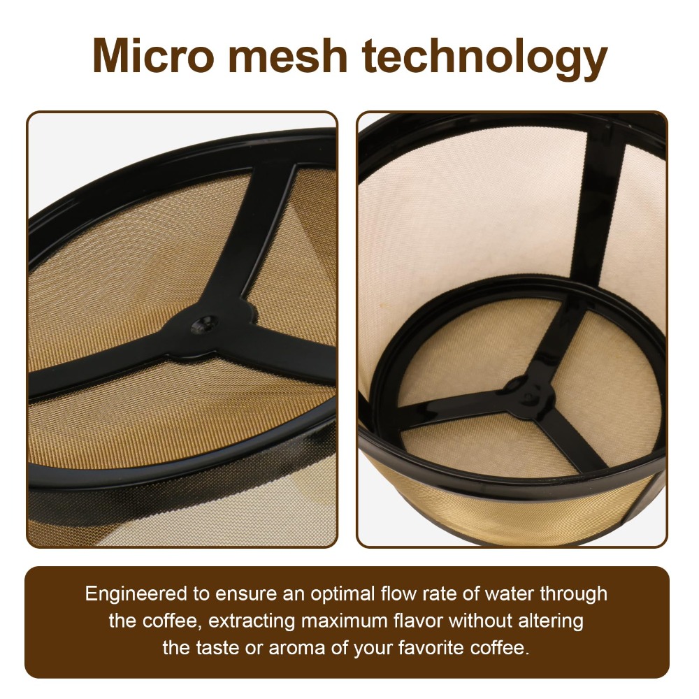 فلاتر قهوة قابلة لإعادة الاستخ - مراجعة Paper Basket Mesh وسعره