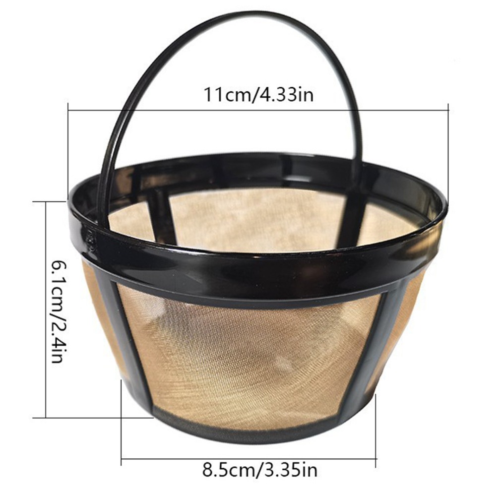 فلاتر قهوة قابلة لإعادة الاستخ - مراجعة Paper Basket Mesh وسعره