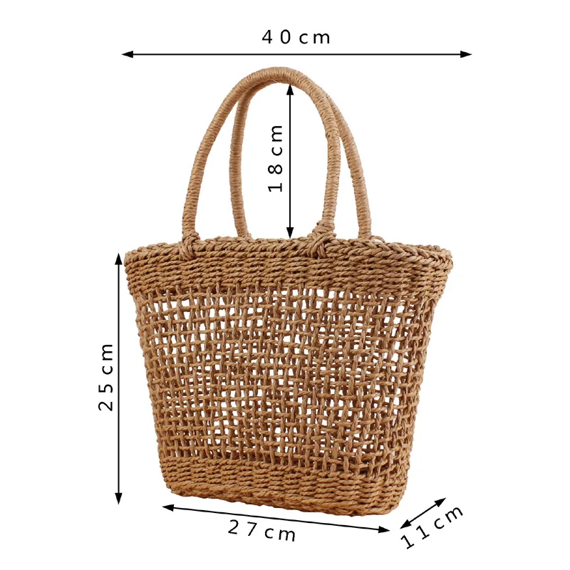 اليدوية المرأة حقيبة يد البوهي - مراجعة Paper Basket Mesh وسعره